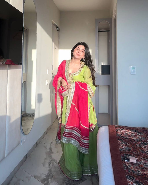 VARTIKA NEON COLOUR SHARARA SUIT