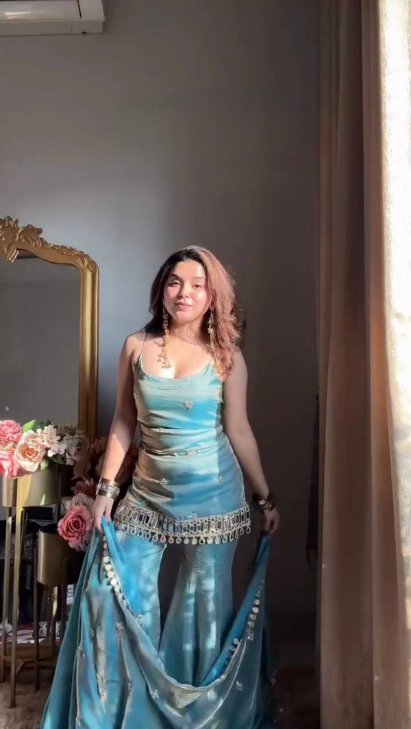 Afsana Fancy Luxury Anarkali Suit Set