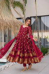 Sunehri Maroon Suit Set