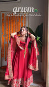 GopiPink Stylish Anarkali Suit Set
