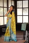 Lemon Butti Silk Woven Banarasi Saree