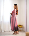 Trending Onion Pink Pure Georgette Anarkali Gown