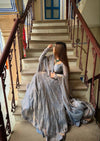 Siya Grey Fancy Embroidered Anarkali Suit Set