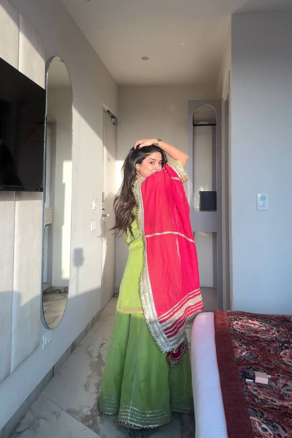 VARTIKA NEON COLOUR SHARARA SUIT