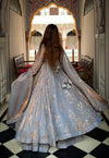 Siya Grey Fancy Embroidered Anarkali Suit Set