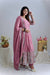 Fawna Pink Anarkali Suit Set with Dupatta