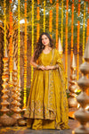 Vanya Haldi Yellow Anarkali Suit Set