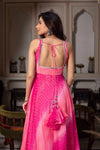 Pink Pure Soft Gorgette Anarkali Suit Set