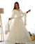 Divine Off White Colored Heavy Roman Silk Chanderi Anarkali Gown