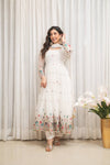 Nayra White Premium Quality Anarkali Suit Set