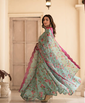 ASTAR GOWN AND DUPATTA SINON FABRIC SUIT SET LW 126