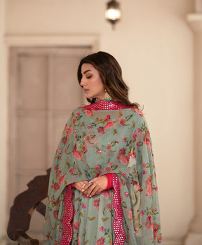 ASTAR GOWN AND DUPATTA SINON FABRIC SUIT SET LW 126