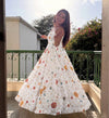 White Premium Anarkali Gown with Elegant Dupatta Set