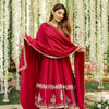 RIMMY RED COLOURED ANARKALI SUIT SET