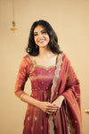 KRUSHNAVI COSMO SLIT ANARKALI SUIT SET