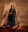 ADITI'S BLACK COLOUR ANARKALI SUIT SET