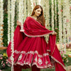 RIMMY RED COLOURED ANARKALI SUIT SET