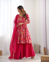 Nilam Rani Pink Kediya Style Designer Plazzo Pair