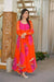 Graceful Purple And OrangeFlared Ethnic Suit Set