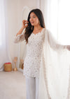 Designer Teal Ethnic Suit Set with Intricate Embroidery