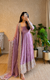 Diya Lavender Purple Embroidered Anarkali Suit Set with Designer Dupatta
