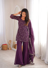 Designer Teal Ethnic Suit Set with Intricate Embroidery