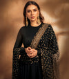 ADITI'S BLACK COLOUR ANARKALI SUIT SET