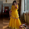 VRATIKLA NEON YELLOW COLOUR SHARARA SUIT