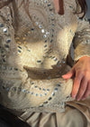 Zareen Indo-Western Jacket Set with Mirror Work & Embroidery