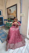 Meera Pink Stylish and designer Anarkali Suit Set