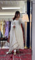 RUHANIKA WHITE EMBRODARIED ANARKALI SUIT SET