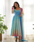 Light Pestle Rainbow Colored Heavy Fox Georgette Anarkali Gown