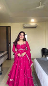 Classic Pink Anarkali Suit Set